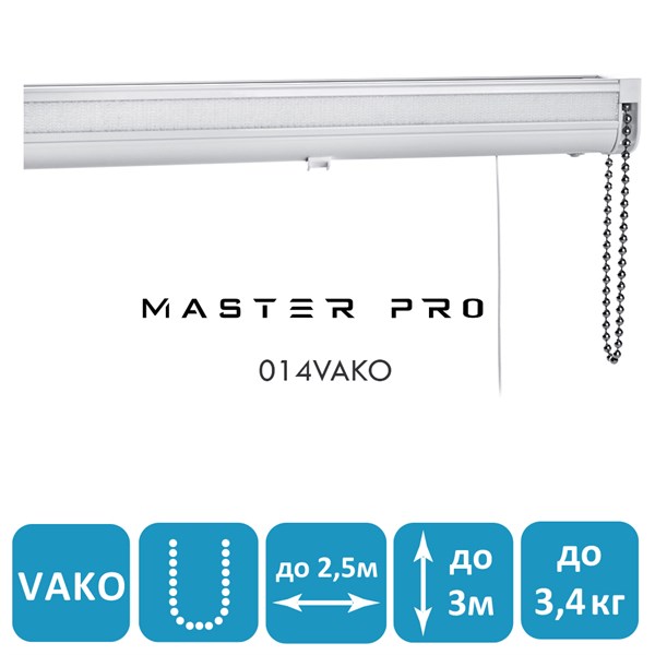 Карниз для римских штор MASTER PRO 014-VAKO 014VAKO - фото 4816